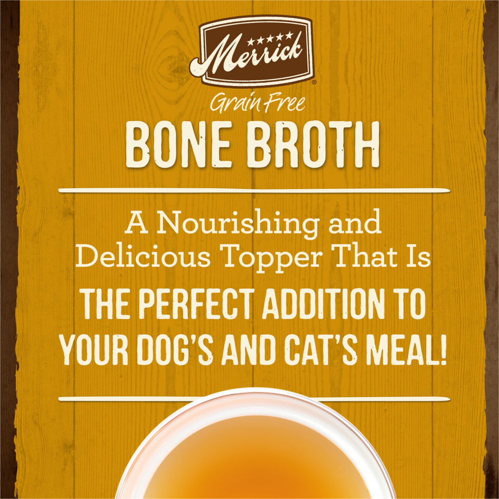 
                  
                    Merrick Grain Free Chicken Bone Broth Wet Dog Food Topper
                  
                