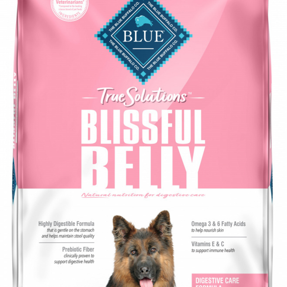 Blue Buffalo True Solutions Blissful Belly Digestive Care Formula Chicken Recipe Adult Dry Dog Food