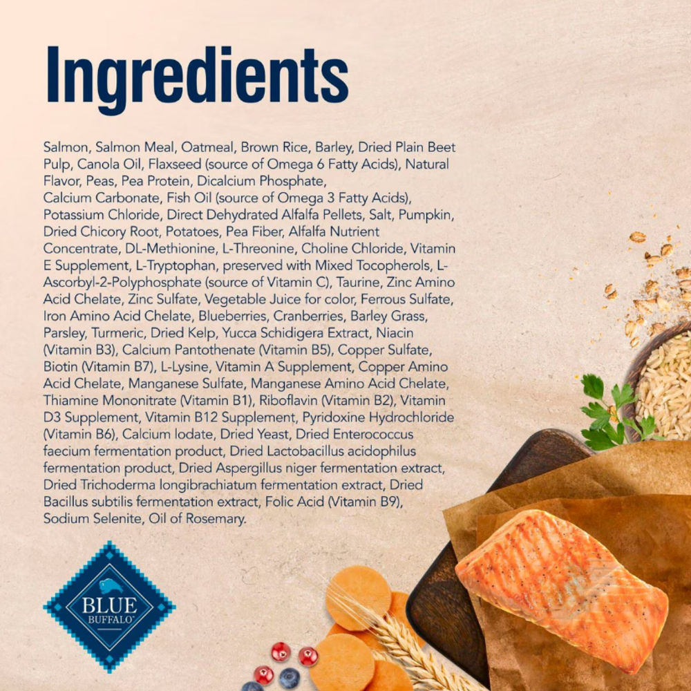 
                  
                    Blue Buffalo True Solutions Perfect Coat Skin & Coat Care Formula Salmon Recipe Adult Dry Dog Food
                  
                