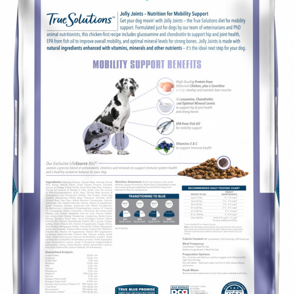 
                  
                    Blue Buffalo True Solutions Jolly Joints Mobility Support Formula Chicken Recipe Adult Dry Dog Food
                  
                