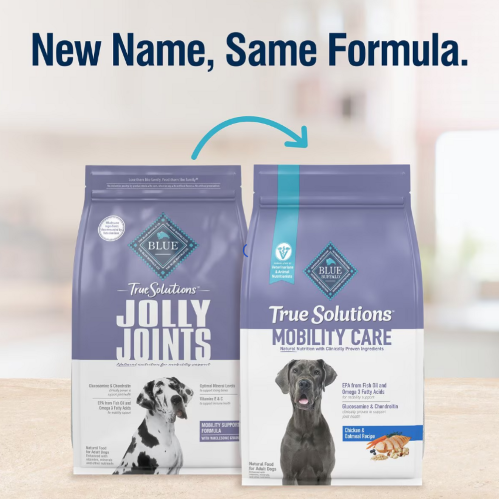 Blue Buffalo True Solutions Mobility Support Formula Chicken Recipe Adult Dry Dog Food