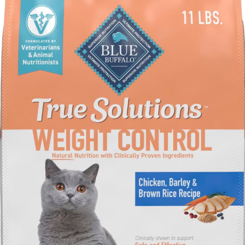 Blue Buffalo True Solutions Weight Control Formula Adult Dry Cat Food