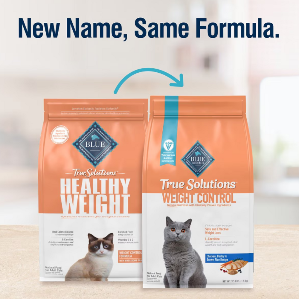Blue Buffalo True Solutions Weight Control Formula Adult Dry Cat Food