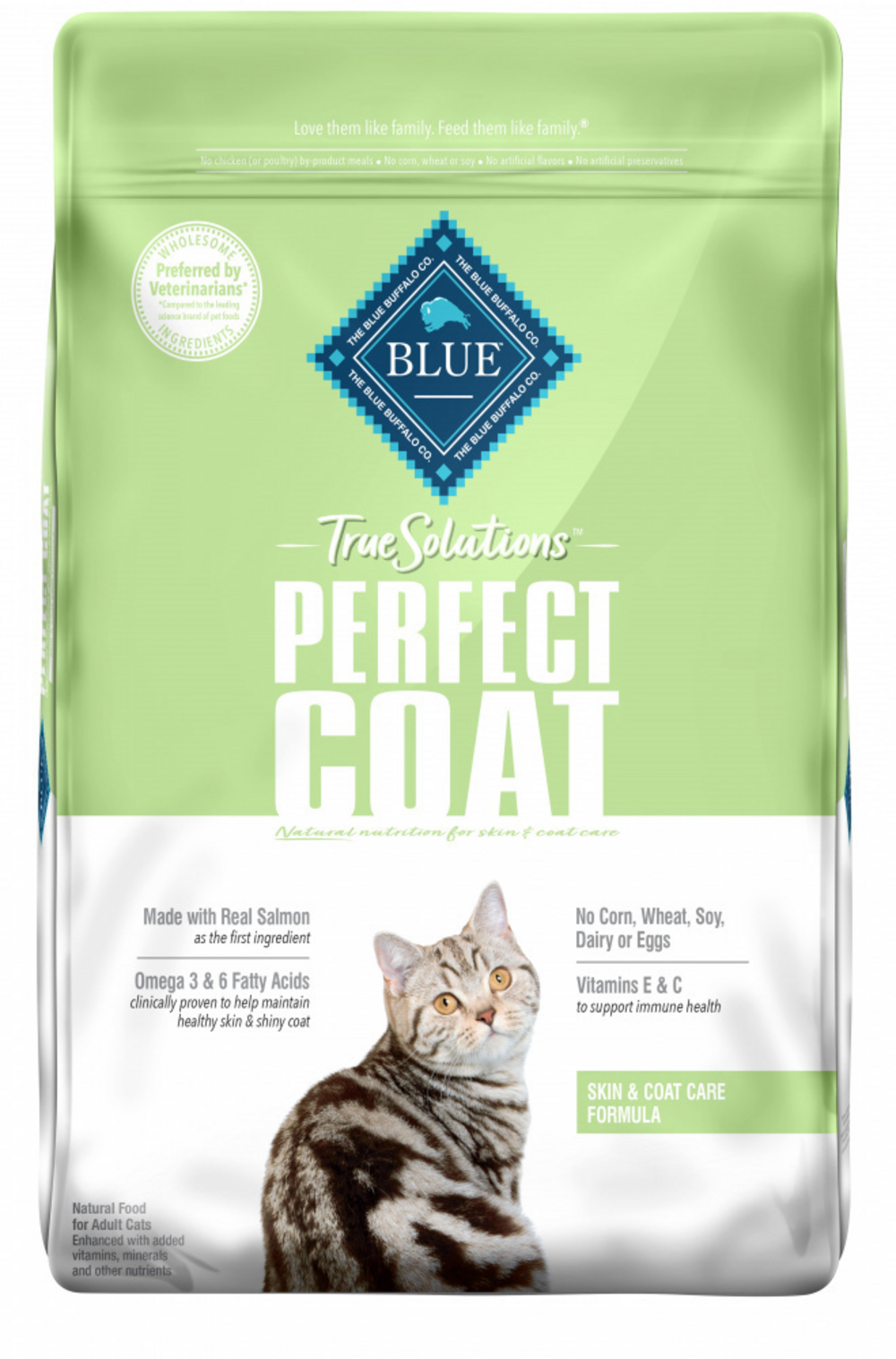 Blue Buffalo True Solutions Perfect Coat Skin & Coat Formula Adult Dry Cat Food