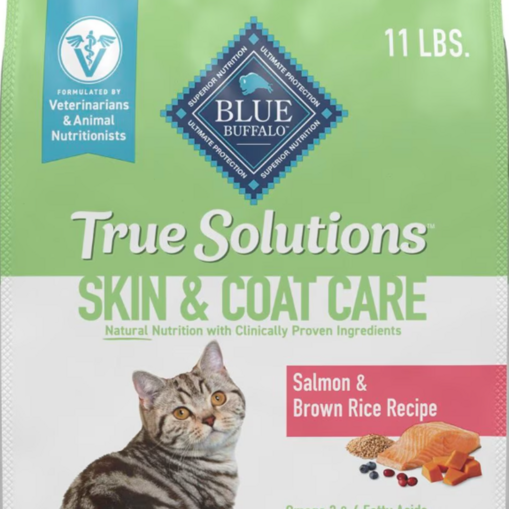 Blue Buffalo True Solutions Perfect Coat Skin & Coat Formula Adult Dry Cat Food
