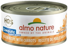 Load image into Gallery viewer, Almo Nature HQS Complete Cat Grain Free Chicken with Carrots In Gravy Canned Cat Food