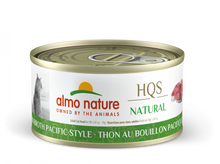 Load image into Gallery viewer, Almo Nature HQS Natural Cat Grain Free Additive Free Tuna In Broth Pacific Style Canned Cat Food