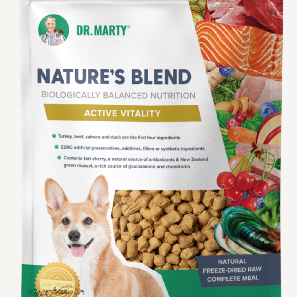 Dr. Marty Nature's Blend for Active Vitality Seniors Freeze Dried Raw Dog Food