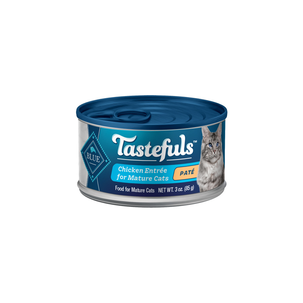 
                  
                    Blue Buffalo Tastefuls Chicken Pate Entree for Mature Cats Wet Cat Food
                  
                