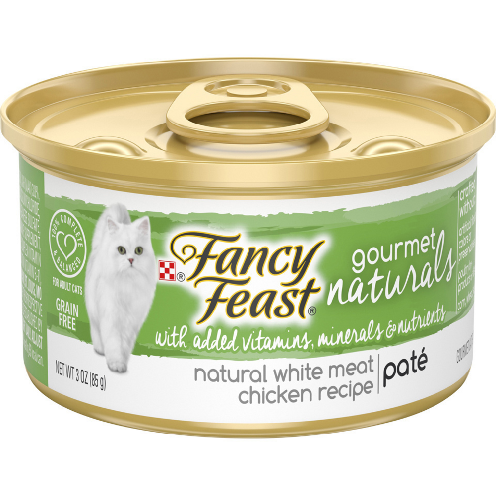 
                  
                    Fancy Feast Gourmet Naturals Grain-Free Pate White Meat Chicken Recipe Adult Wet Cat Food
                  
                