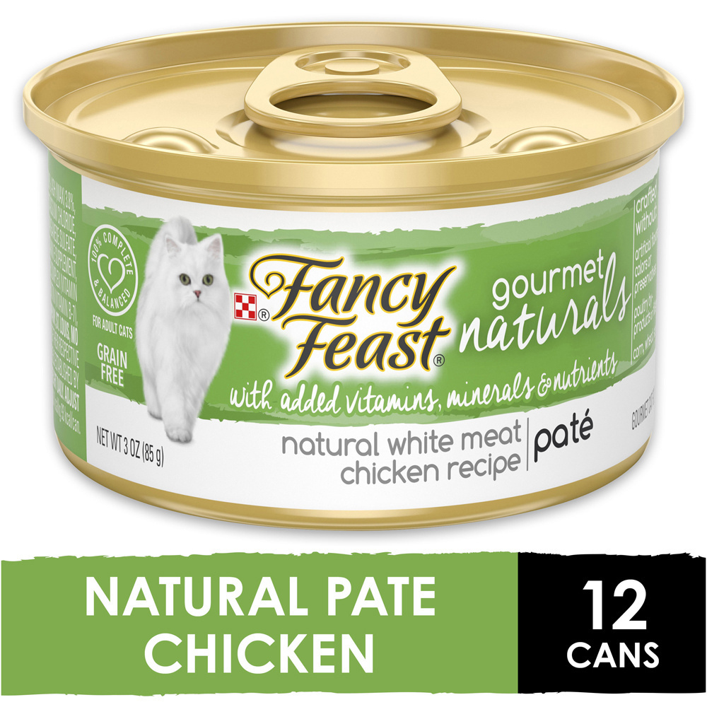 
                  
                    Fancy Feast Gourmet Naturals Grain-Free Pate White Meat Chicken Recipe Adult Wet Cat Food
                  
                