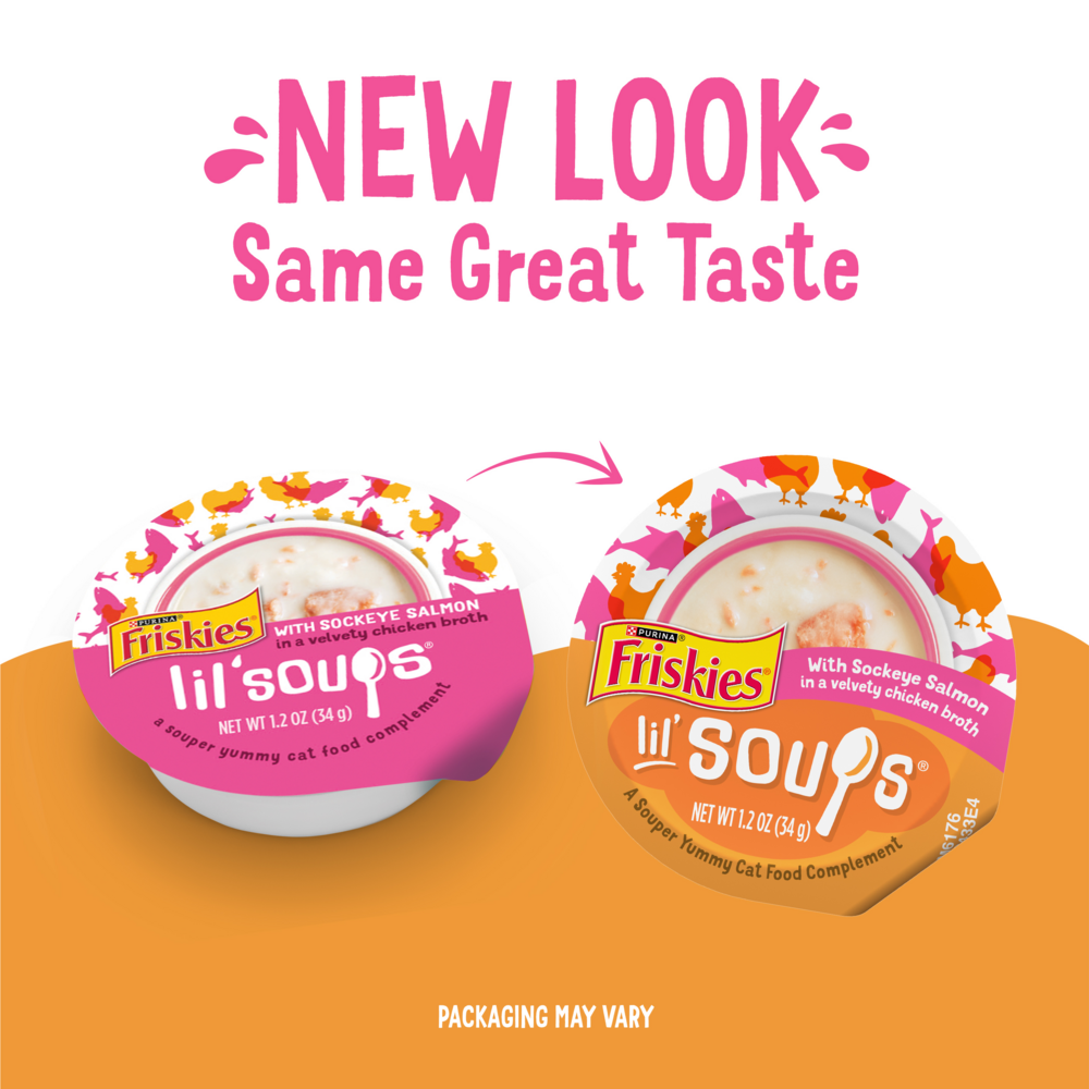 
                  
                    Friskies Natural Grain-Free Lil' Soups With Sockeye Salmon In Chicken Broth Cat Food Compliment
                  
                