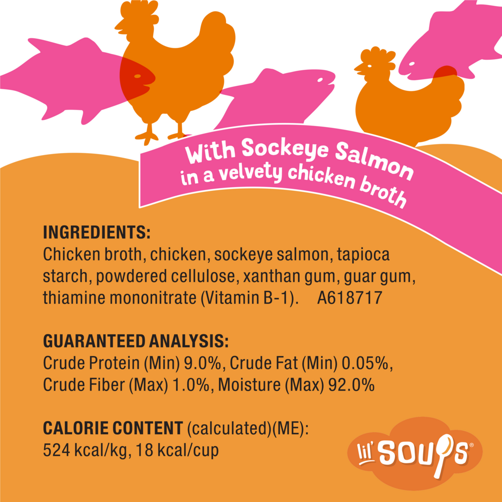 
                  
                    Friskies Natural Grain-Free Lil' Soups With Sockeye Salmon In Chicken Broth Cat Food Compliment
                  
                