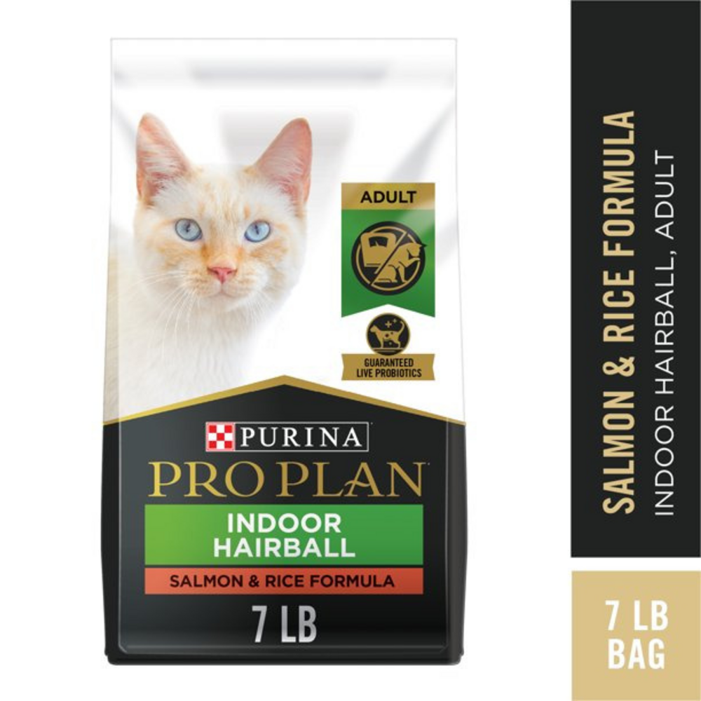 
                  
                    Purina Pro Plan Hairball Management Indoor Salmon and Rice Cat Food
                  
                