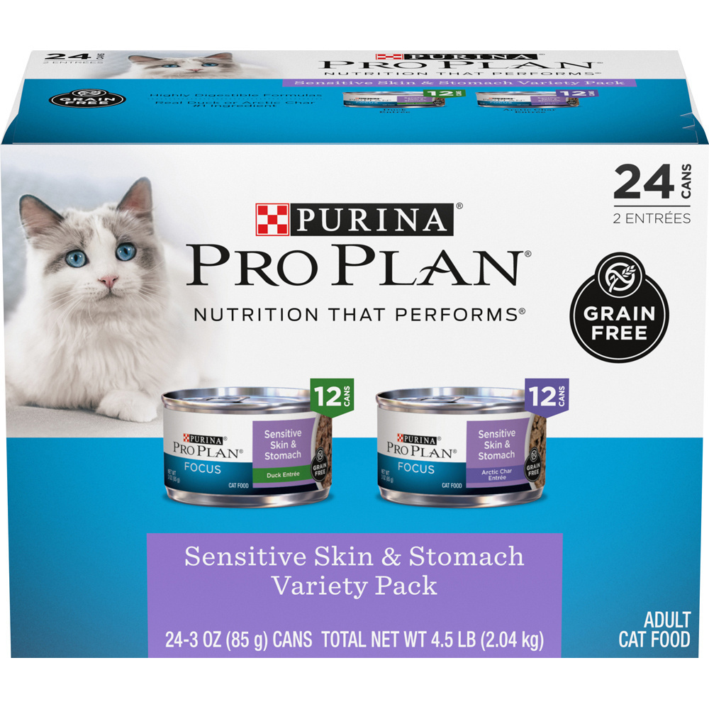 
                  
                    Purina Pro Plan Focus Sensitive Skin & Stomach Poultry & Seafood Favorites Variety Pack Wet Cat Food
                  
                