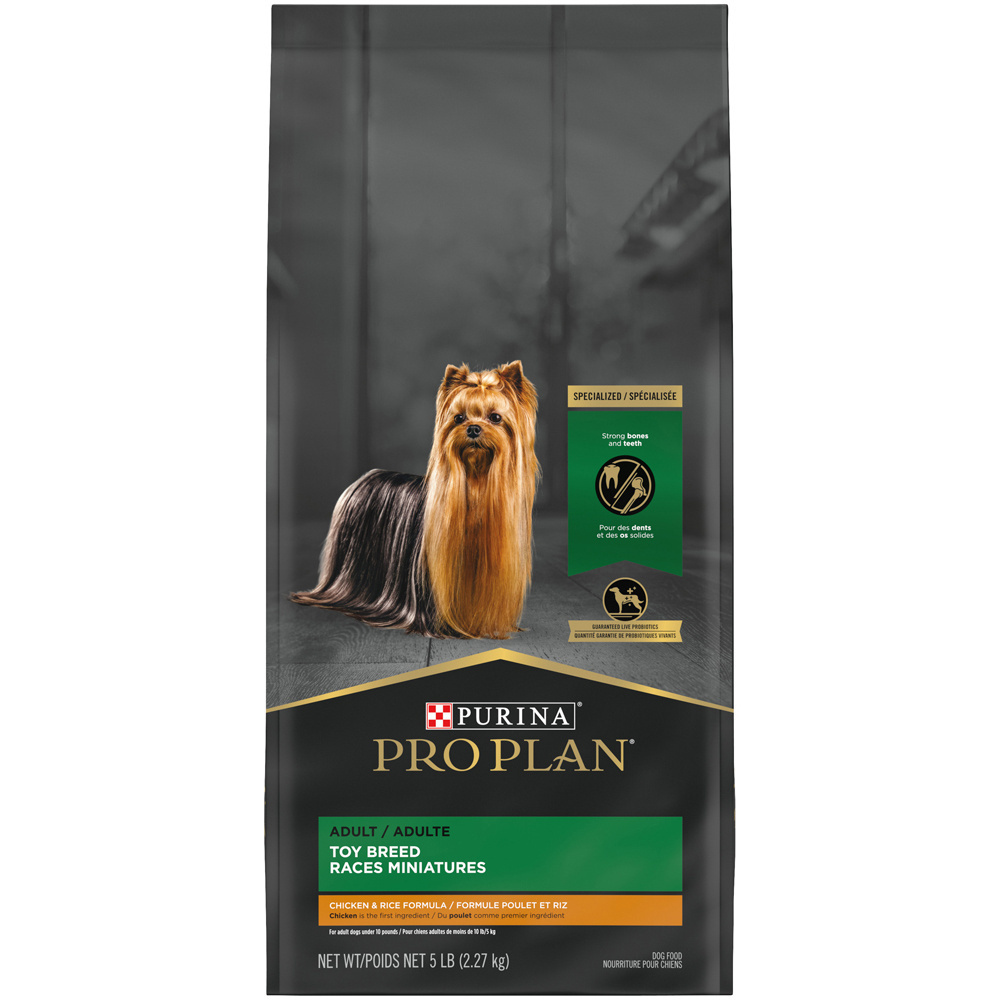 Purina Pro Plan Chicken and Rice Toy Breed Dry Dog Food