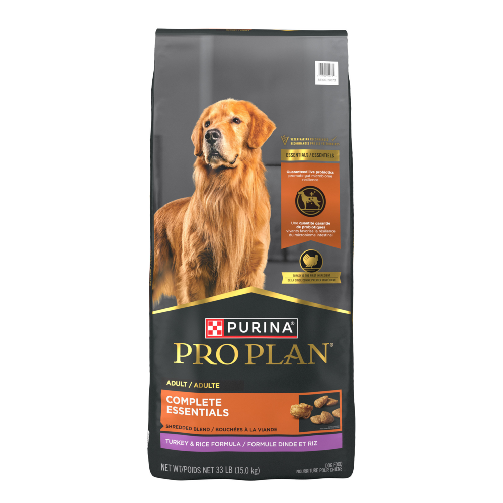 Purina Pro Plan Complete Essentials Shredded Blend Turkey and Rice Dry Dog Food