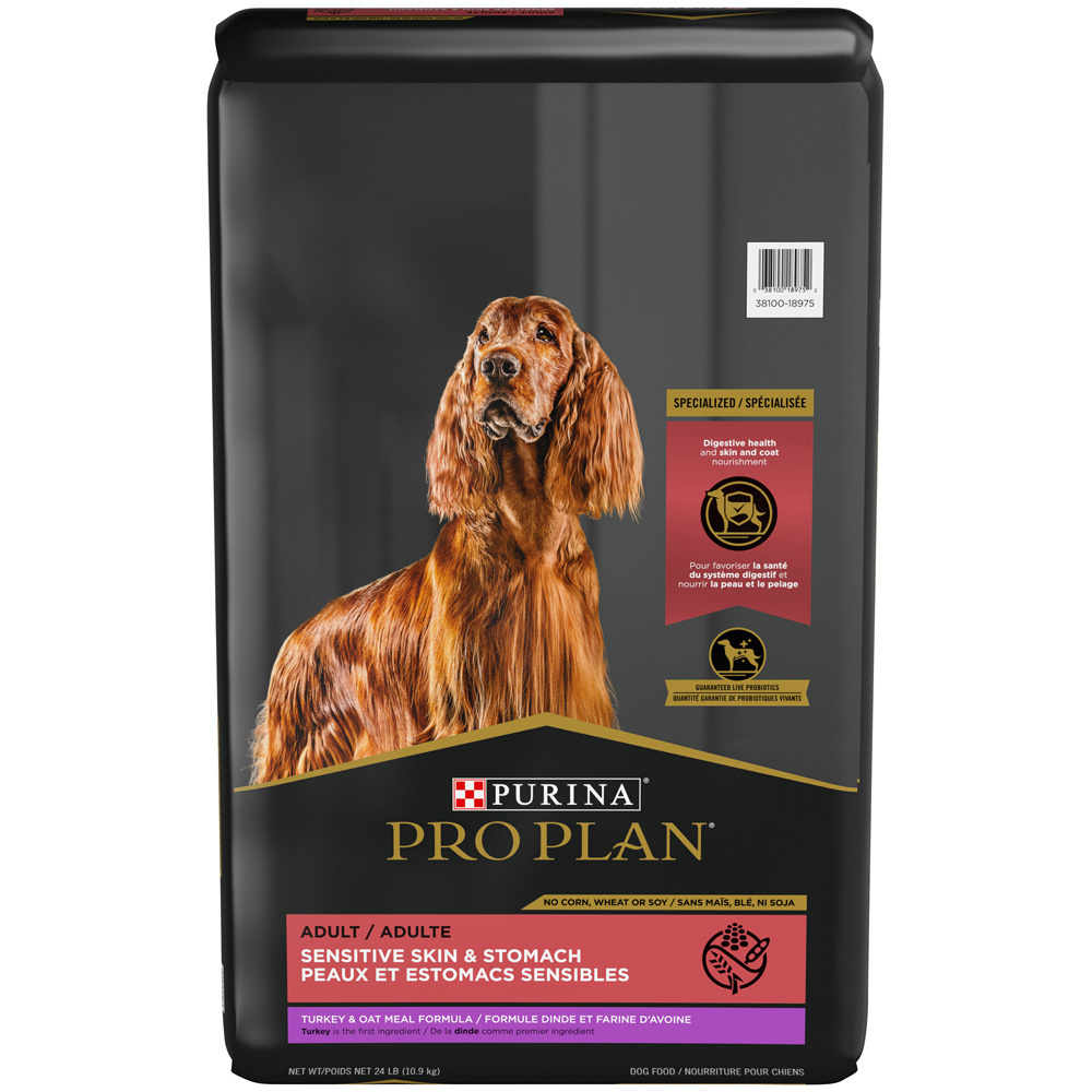 Purina Pro Plan Sensitive Skin and Stomach Dry Dog Food Turkey and Oat Meal