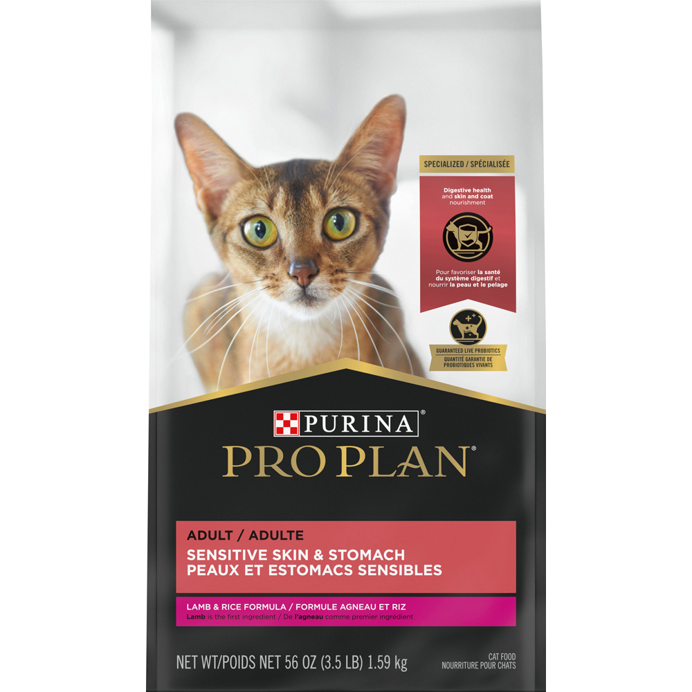 Purina Pro Plan Sensitive Skin & Stomach Lamb and Rice Dry Cat Food
