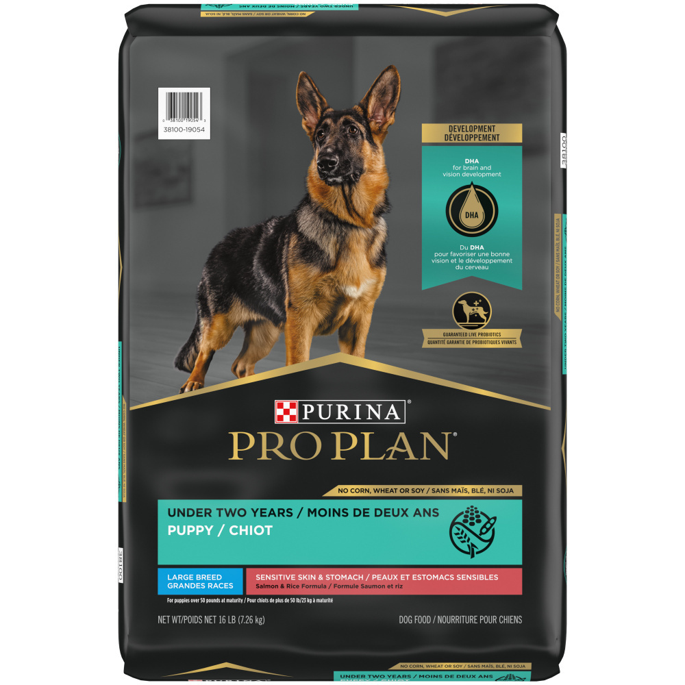 ProPlan Sensitive Skin & Stomach Salmon and Rice Large Breed Dry Puppy Food