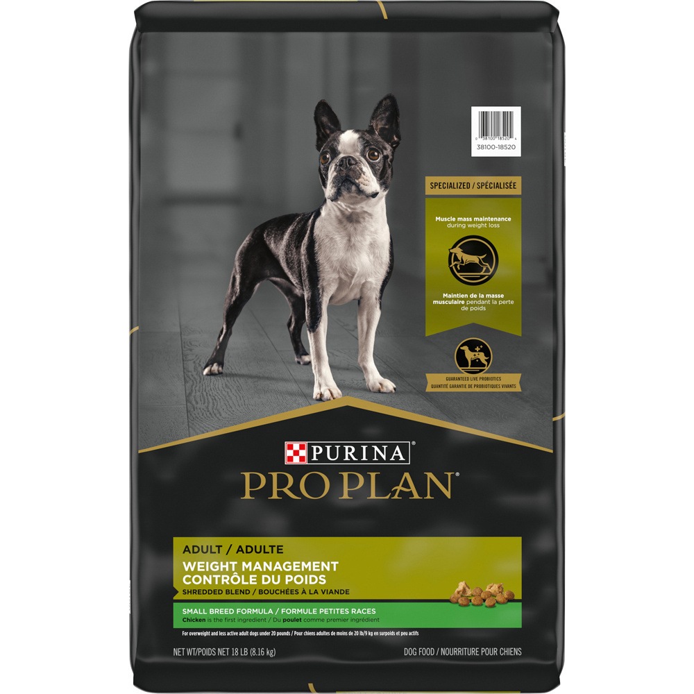 
                  
                    Purina Pro Plan Specialized Weight Management Shredded Blend With Probiotics Small Breed Dry Dog Food
                  
                