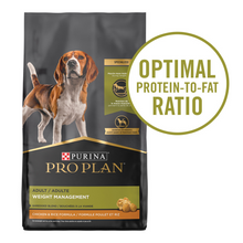 Load image into Gallery viewer, Purina Pro Plan Shredded Blend Chicken &amp; Rice Formula With Probiotics Weight Management Dry Dog Food