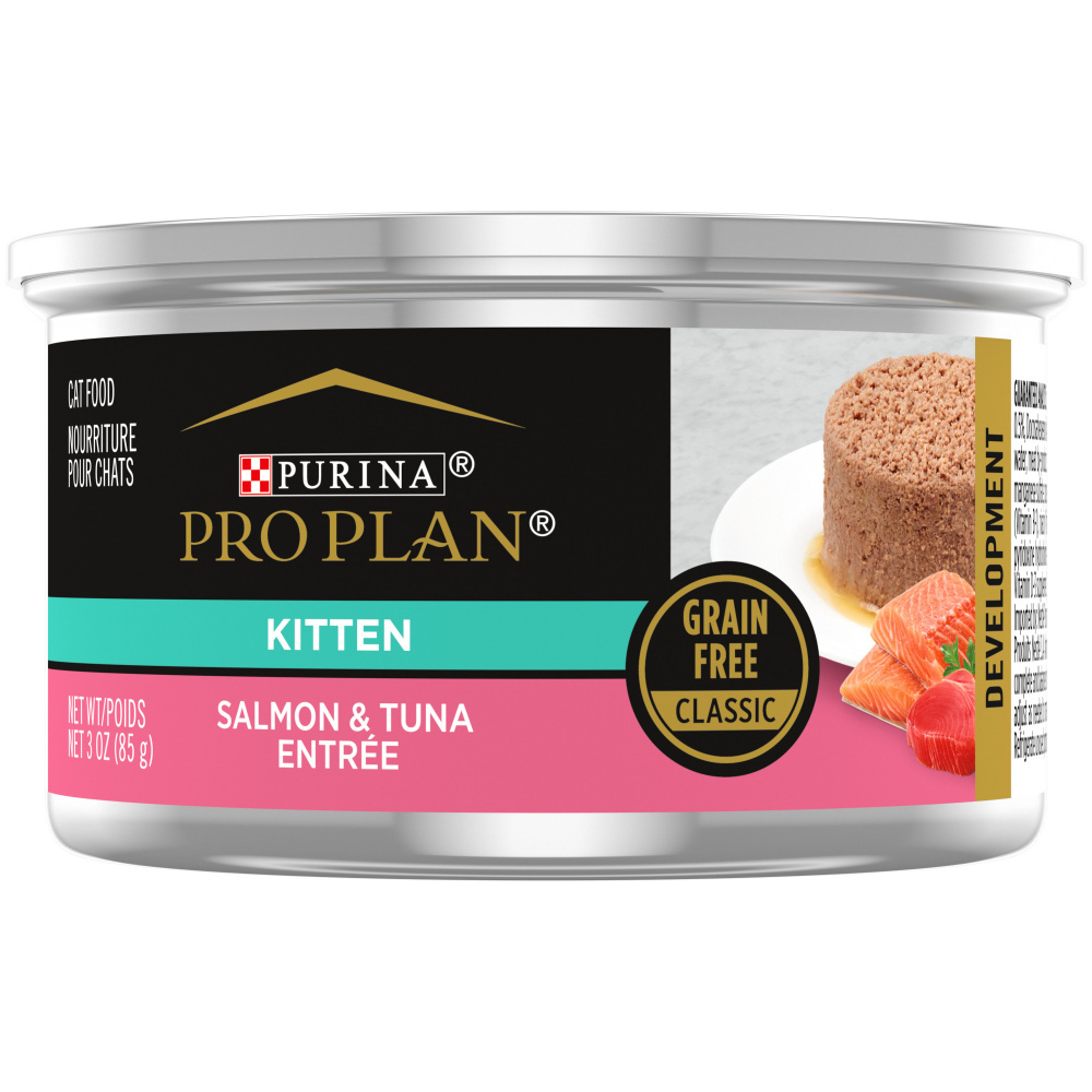 
                  
                    Purina Pro Plan Grain-Free Pate Salmon & Tuna Entree Pull-Top Can Wet Kitten Food
                  
                