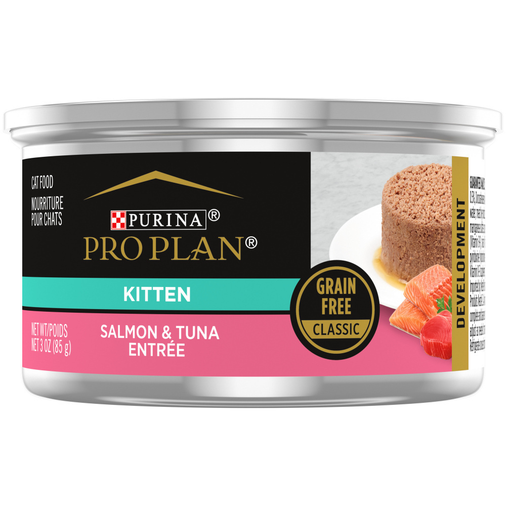 ProPlan Classic Grain Free Salmon and Tuna Wet Kitten Food