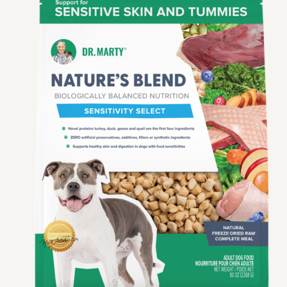 
                  
                    Dr. Marty Nature's Blend Sensitivity Select Freeze Dried Raw Dog Food
                  
                
