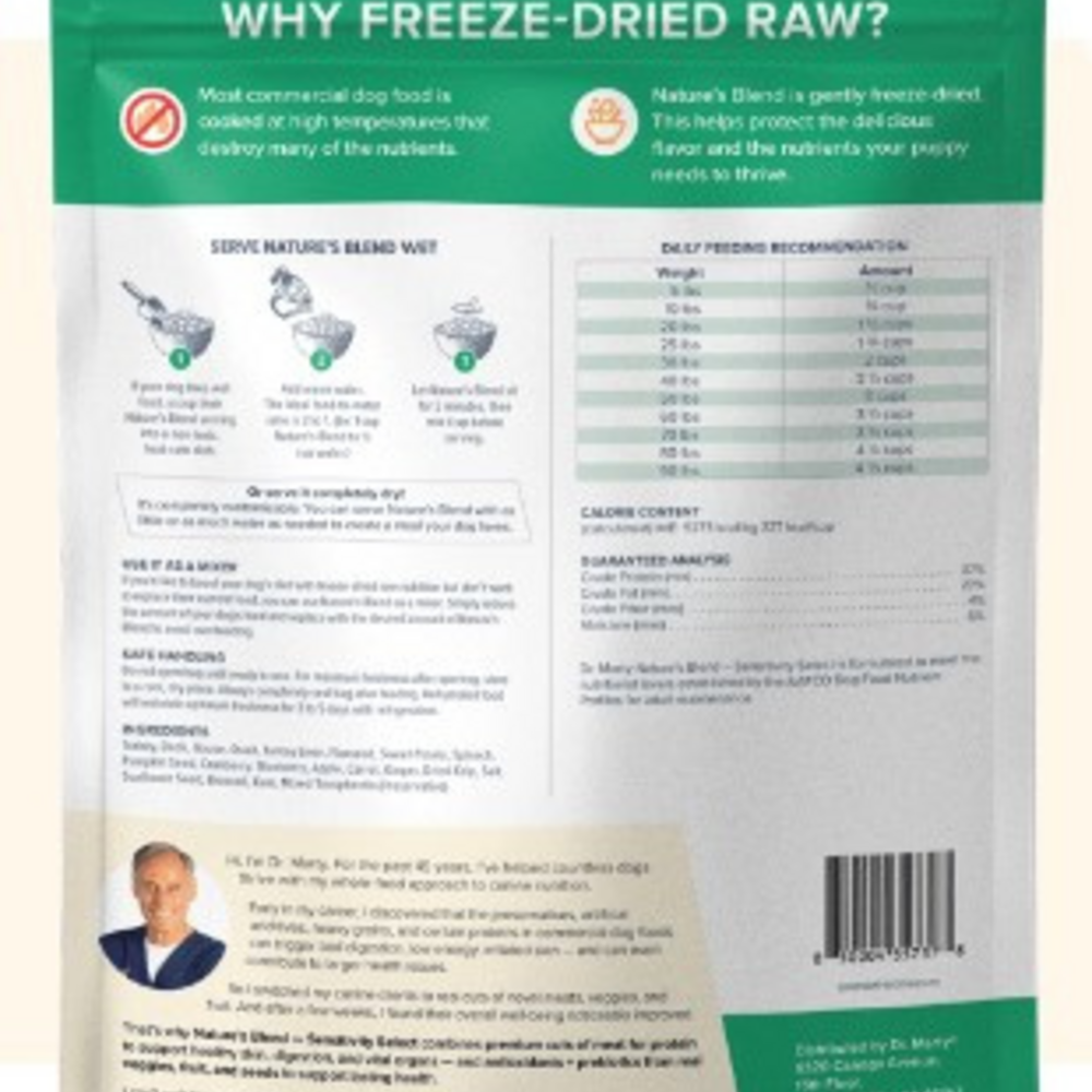 
                  
                    Dr. Marty Nature's Blend Sensitivity Select Freeze Dried Raw Dog Food
                  
                