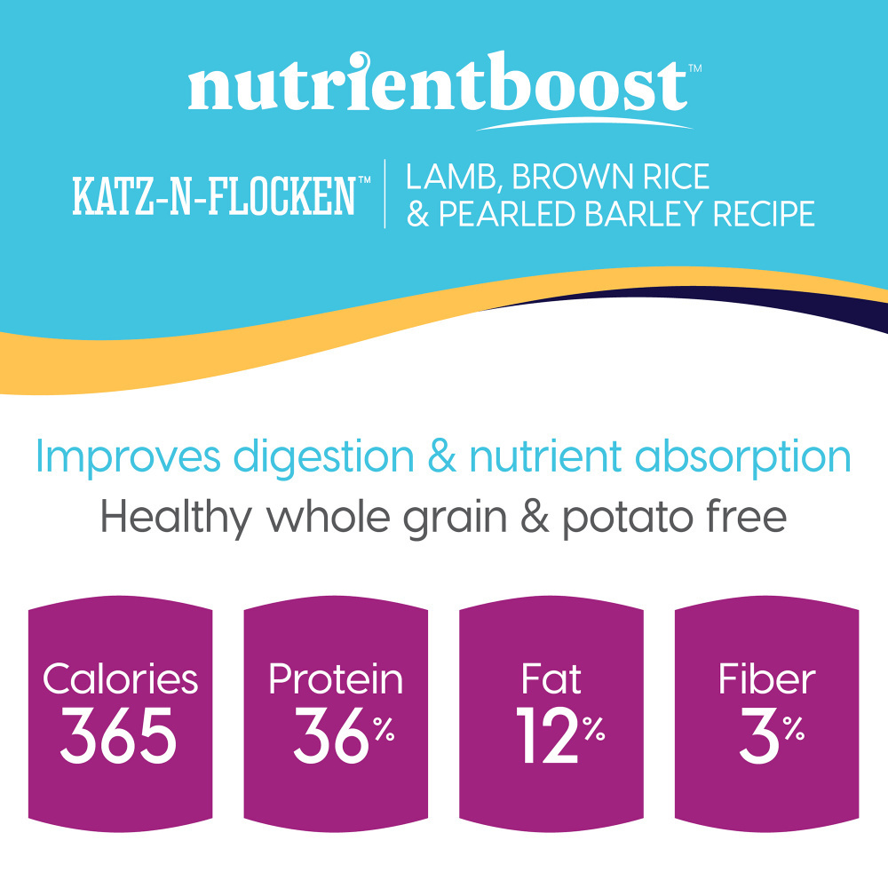 
                  
                    Solid Gold NutrientBoost Katz-N-Flocken with Lamb, Brown Rice & Pearled Barley Dry Cat Food
                  
                