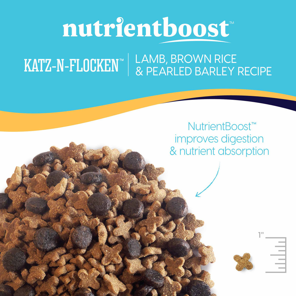 
                  
                    Solid Gold NutrientBoost Katz-N-Flocken with Lamb, Brown Rice & Pearled Barley Dry Cat Food
                  
                