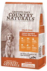 Grandma Mae's Country Naturals Grain Free Chicken Limited Ingredient Dry Food for Dogs