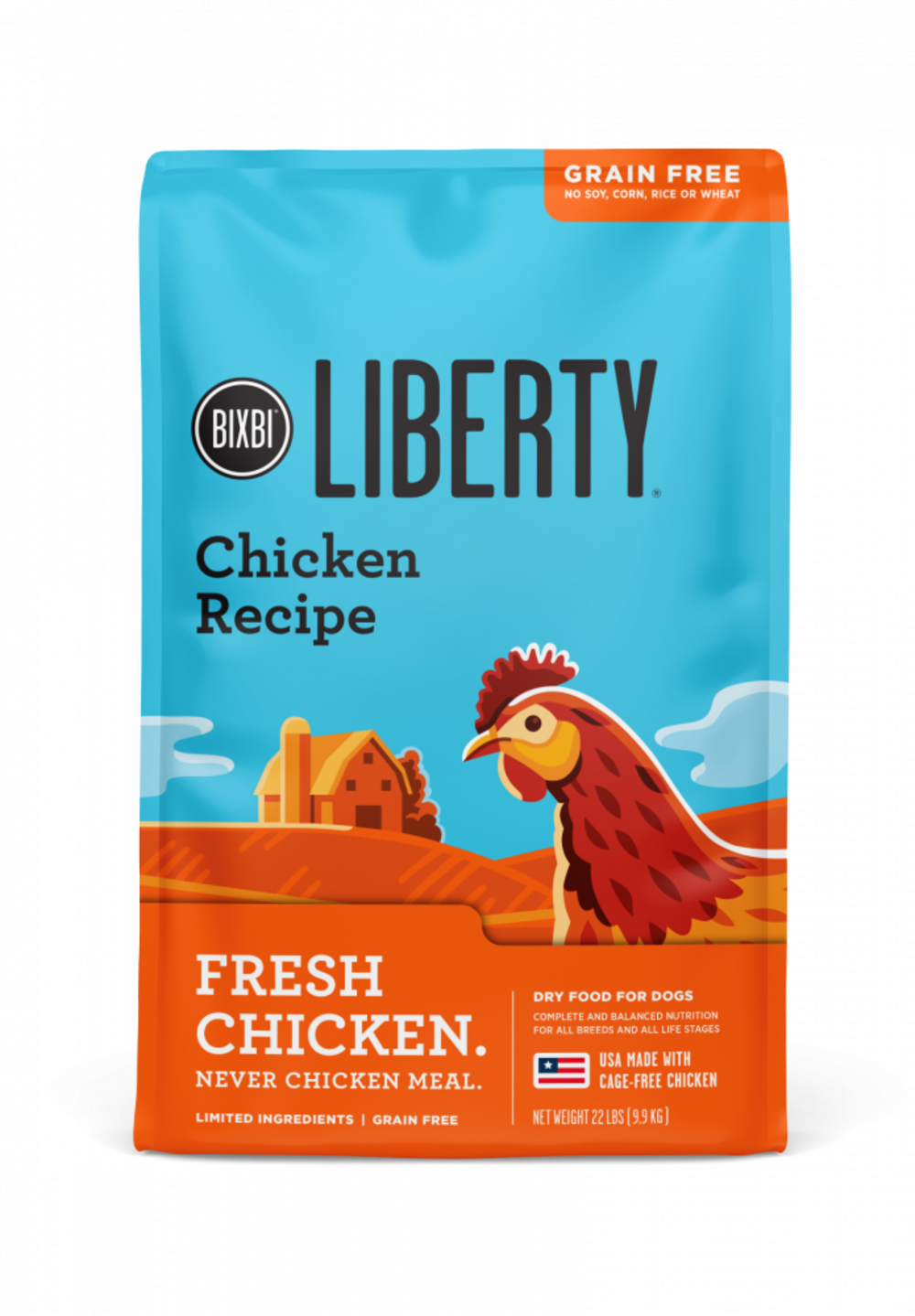 Bixbi Liberty Adult Chicken Kibble Dry Dog Food