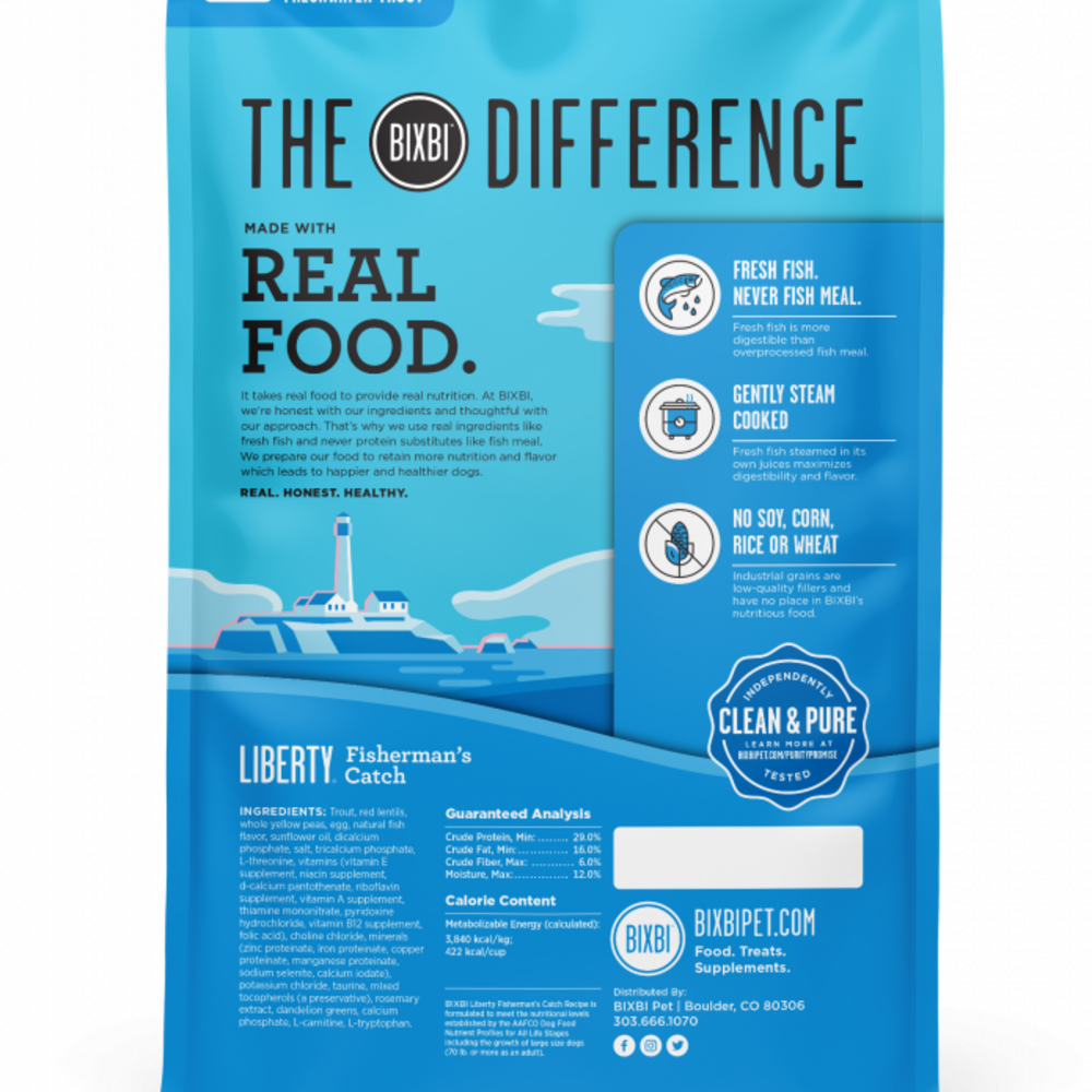 
                  
                    Bixbi Liberty Fisherman's Catch Kibble Dry Dog Food
                  
                