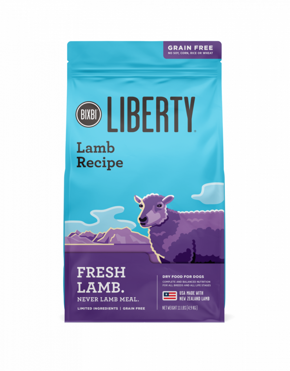 Bixbi Liberty Lamb Kibble Dog Food