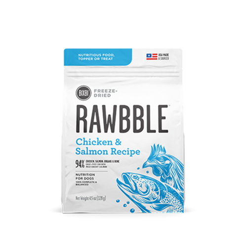 BIXBI Rawbble Freeze Dried Chicken & Salmon