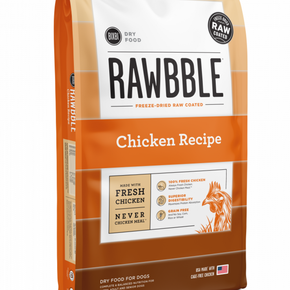 Bixbi Rawbble Kibble Grain Free Chicken Dog Food
