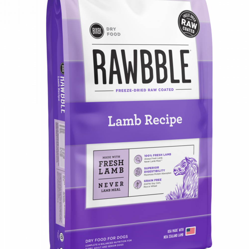 Bixbi Rawbble Kibble Grain Free Lamb Dog Food