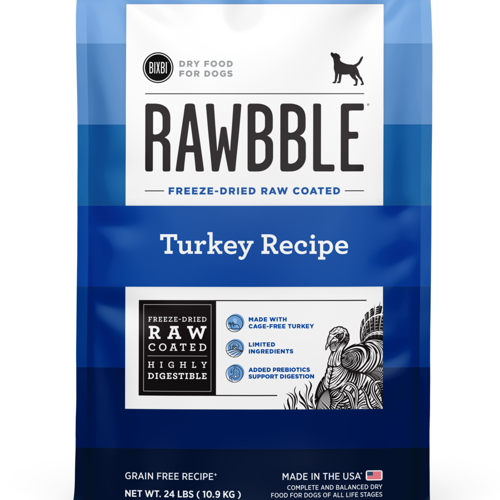 Bixbi Rawbble Kibble Grain Free Turkey Dog Food