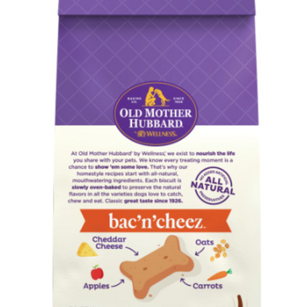 
                  
                    Old Mother Hubbard Crunchy Classic Natural BacNCheez Biscuits Dog Treats
                  
                