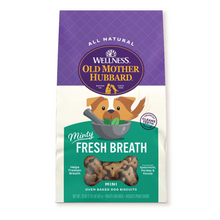 Load image into Gallery viewer, Old Mother Hubbard Mothers Solutions Crunchy Natural Minty Fresh Breath Recipe Biscuits Dog Treats