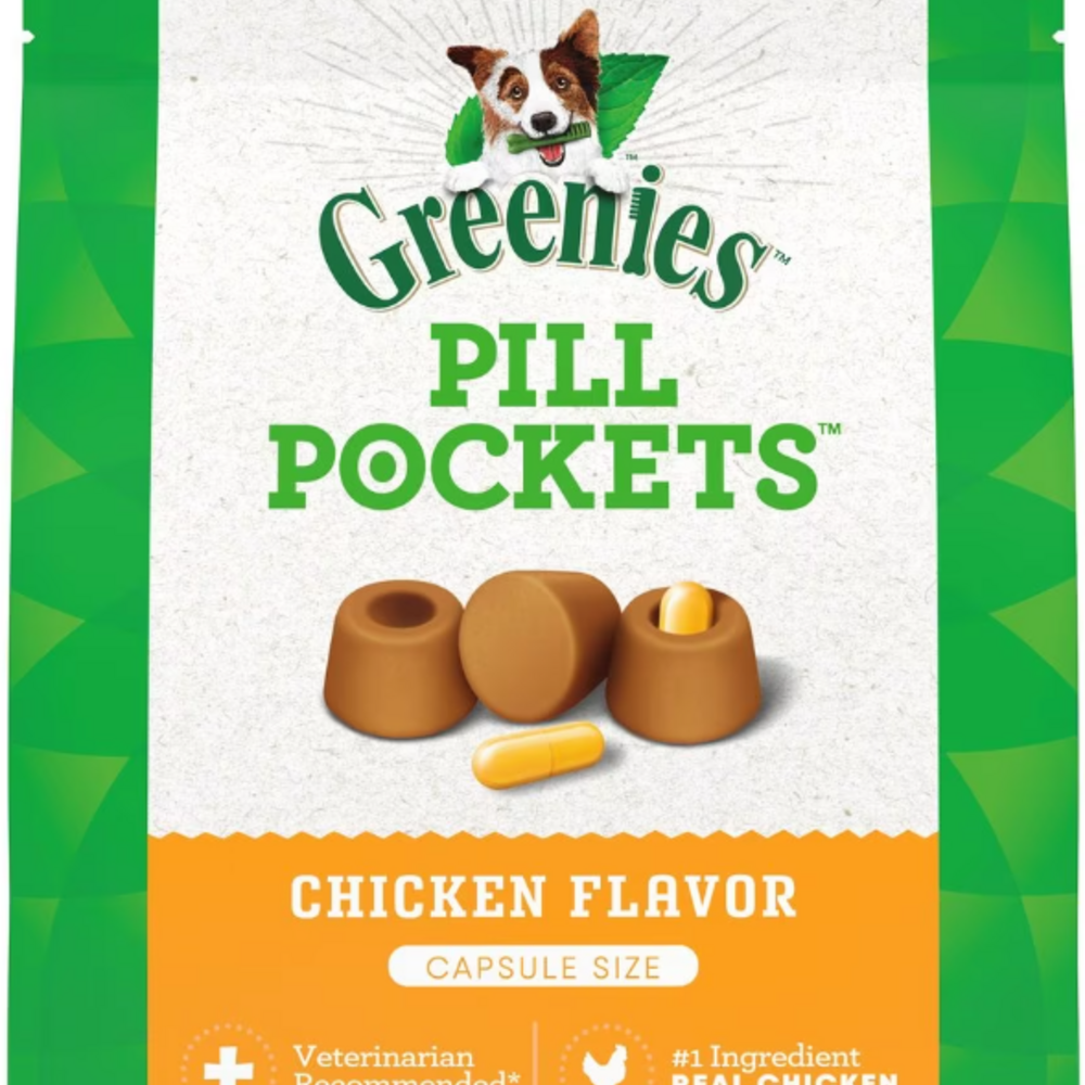 Greenies Pill Pockets Canine Chicken Flavor Dog Treats