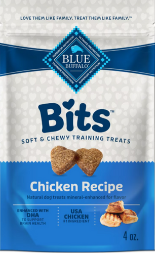 Blue Buffalo Bits Tasty Chicken Natural Soft-Moist Training Treats