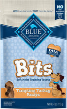 Load image into Gallery viewer, Blue Buffalo Bits Tempting Turkey Natural Soft-Moist Training Treats