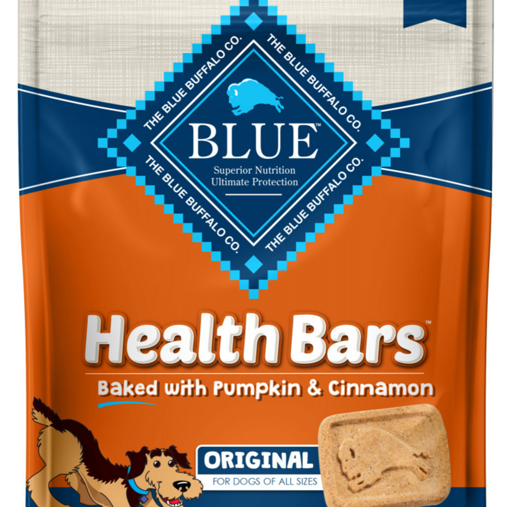 Blue Health Bars Baked With Pumpkin & Cinnamon Dog Treats