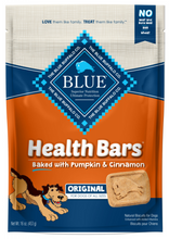 Load image into Gallery viewer, Blue Health Bars Baked With Pumpkin &amp; Cinnamon Dog Treats