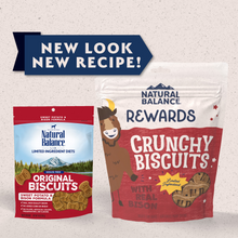 Load image into Gallery viewer, Natural Balance Rewards Crunchy Biscuits With Real Bison Small Breed  Dog Treats