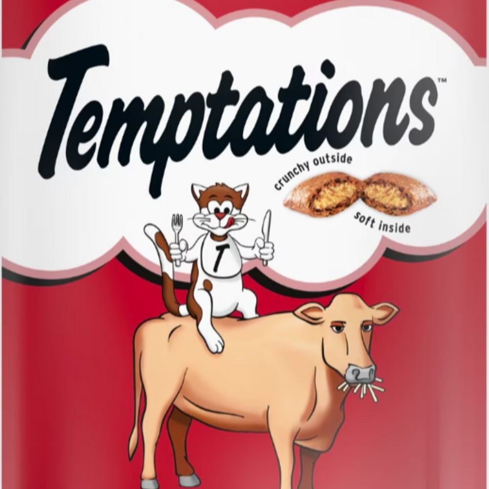 Temptations Hearty Beef Flavor Cat Treats