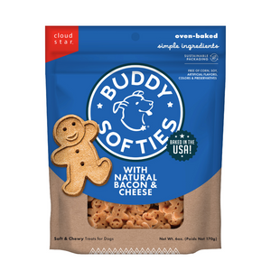 Buddy Biscuits Softies Soft and Chewy Bacon and Cheese Dog Treats